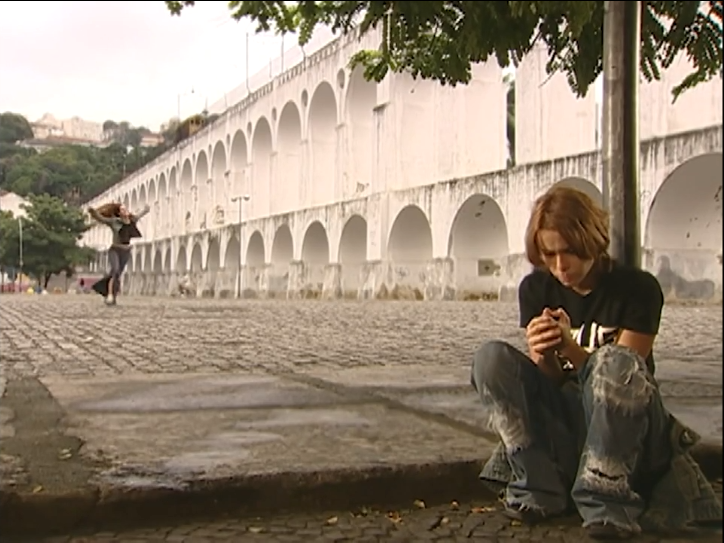 Mel y Regininha en los Arcos da Lapa